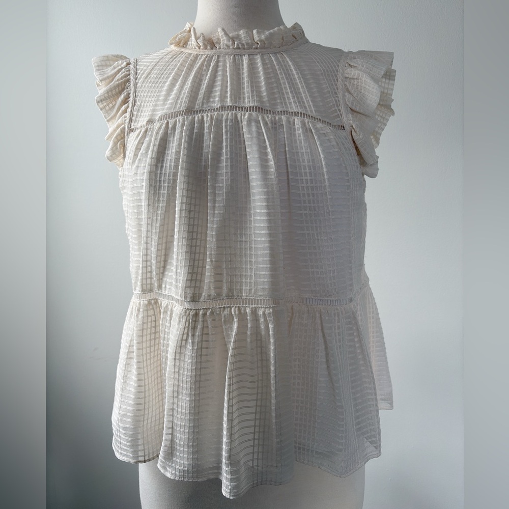 Marie Oliver ruffle blouse
